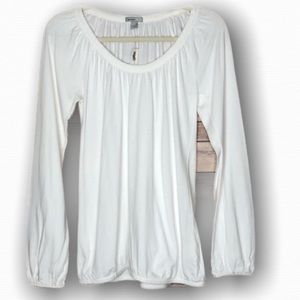 Old Navy white long sleeve top S